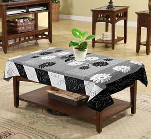 KUBER INDUSTRIES Cotton 4 Seater Floral Table Cover