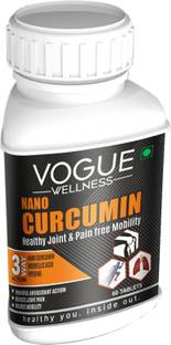 Vogue Nano Curcumin Tablets For Digestion Immunity And Joint Pain