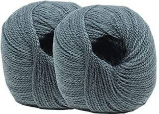 DOUZAND 200gm Grey 3ply Original Crochet Wool Hand Knitting Yarn.