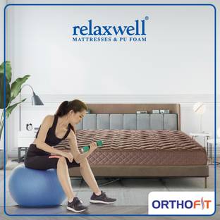 Relaxwell ORTHOFIT For Uninterrupted Sleep | Back Pain cure 5 inch Single Coir Mattress