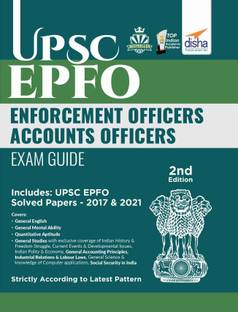 Upsc Epfo (Enforcement Officers/ Accounts Officers) Exam Guide