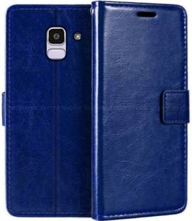 COST TO COST Flip Cover for Samsung Galaxy J6, Samsung SM-J600G Blue Flip Cover