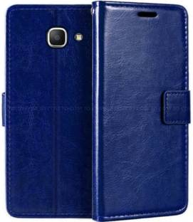 COST TO COST Flip Cover for Samsung Galaxy J7 Prime, Samsung On Nxt SM-G610F Blue Flip Cover