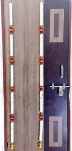P A HEALTH AND FITNESS Artificial Mogra Flower Reusable Garlands/Toran Door/Wall Decor[5.50Ft-2Strings] fibre Garland