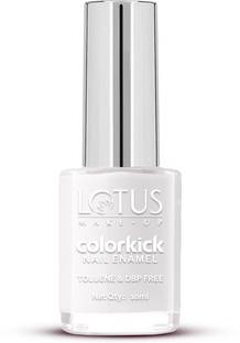 LOTUS MAKE - UP Colorkick Nail Enamel Pure White 81