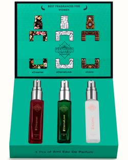 PERFUMERS CLUB Fragrance For Women | Set of 3 Eau De Parfum - 8ml Each |Refill For Lightr| Eau de Parfum  -  24 ml