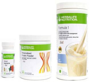 Herbalife Nutrition Formula 1Shake Kulfi Flavor With Protein Powder And Afresh Energy Drink Tulsi Plant-Based Protein