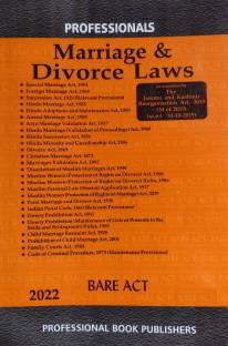 Marriage And Divorce Laws (Containing 27 Act) In Paperback With Short Comments