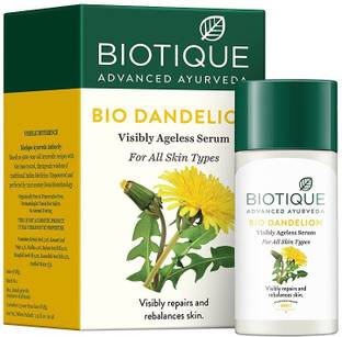 BIOTIQUE Bio Dandelion Visibly Ageless Serum, 40 ml Face Wash
