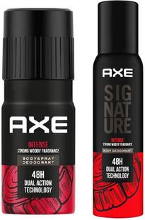 AXE 1 INTENSE BODY SPRAY DEODORANT 150ML AND 1 INTENSE BODY PERFUME 122ML FOR MEN Body Spray  -  For Men