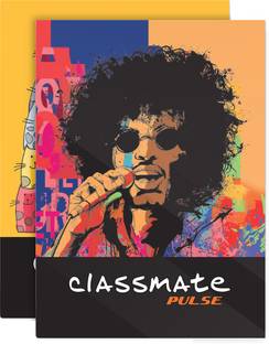Classmate Pulse Synthetic Soft cover Journal Notebook: A5 Journal Single Line 192 Pages