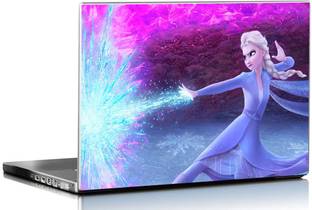 PIXELARTZ Laptop Skin Frozen 2 HD Quality 15.6 Inches Multi Colour (8085) Vinyl Laptop Skin Compatible for 15.6 inch