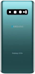 Sandreezz Samsung Galaxy S10 Plus / SM-G975(With Camera lens) (with Proper Logo) (Glass) Back Panel