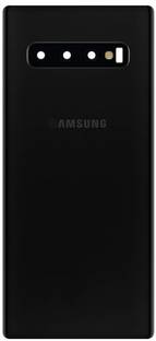 Sandreezz Samsung Galaxy S10 Plus / SM-G975(With Camera lens) (with Proper Logo) (Glass) Back Panel