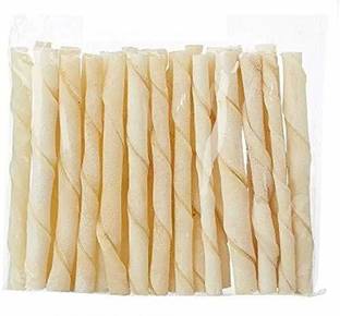 Puppy buddy White Twisted Chew Sticks for Dog Dog Treat