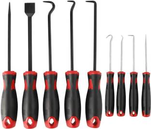 uptodatetools Scraper, 9-Piece Precision Automotive Removal of O Rings Seals Bushes Long Handle Screwdriver Set