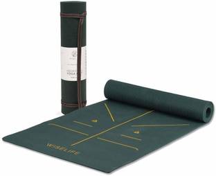 Wiselife Tru-Alignment Royal Green TPE 6 mm Yoga Mat