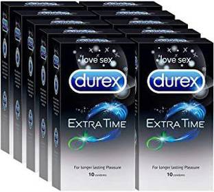 DUREX DurexExtra Time Condom Pack of 10( 10x10=100) Condom