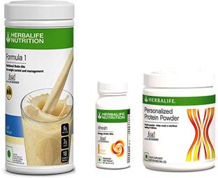 Herbalife Nutrition FORMULA 1SHAKE KULFI &PROTIEN POWDER 200 G AFRESH ENERGY DRINK GINGER Plant-Based Protein