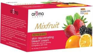AlAroma Leafs Mix Fruit Bleach Cream | 250gm Bleach Cream + 50gm Activator |