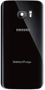 Sandreezz Samsung Galaxy S7 Edge (With Camera lens) (with Proper Logo) (Glass) Back Panel