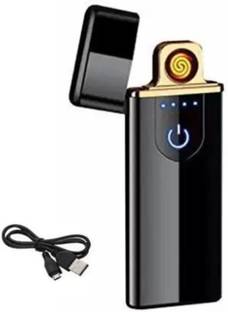 REPISH Fingerprint Sensor Lighter USB Rechargeable Lighter Touch Screen, Flameless Pocket Lighter