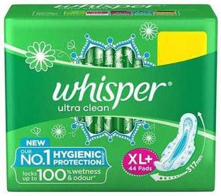 Whisper Ultra Clean Xl 44s Sanitary Pads for Women from(best buy) Sanitary Pad