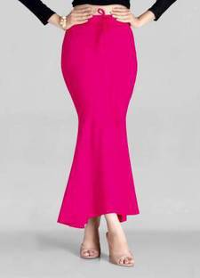 Ozberk Creation 2way._Pink _S_ saree2way. shapewear petticoat Lycra Blend Petticoat