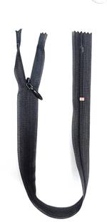 YKK CHC-26-18-Black Black Synthetic Invisible Zipper