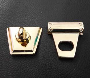 Tia Purse Bag Lock, Clasp, Clasps, Snaps, Fasteners for Purse, Bags Metal Buttons