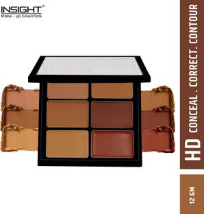 Insight HD Conceal, Correct & Contour Palette For Perfect Make Up (Deep Skin) Concealer
