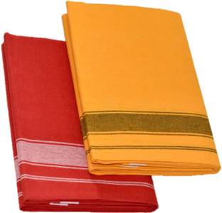 TUNI MANI Plain Dhoti 2.0meter Men Dhoti