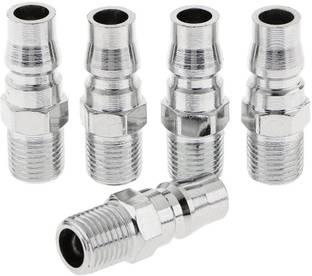 HOSEMART PM20 Pack of 5 Quick Release Coupling Hose Connector Coupler Compressor 1/4 Inch Hose Connector