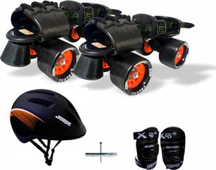 Jaspo Insane Adjustable Roller Blade Skates Suitable for Age Group (6-14 Years) Skating Kit