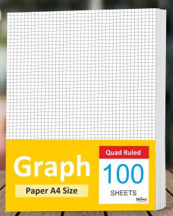 My Diariez graph paper square grid 5x5 mm Graph Grid A4 70 gsm Drawing Paper