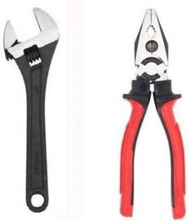Exotic Arcade Combo|| 12 Inch Adjustable Wrench and 8 Inch Plier || Heavy Duty Hand Tool Kit | Best Quality Heavy Duty Single Sided Open End Wrench