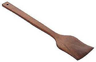 MODERNCOLLECTION Wooden Non-Toxic Spatula Cooking Spoons Set of 1 Wooden Serving Spoon