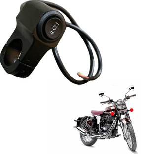 Dhe Best Bike Fog Lamp/Head Handlebar Mount Switch for Handle Bar Grip For Royal Enfield Classic 350