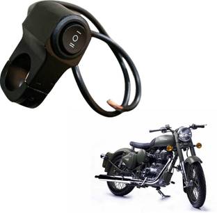 Dhe Best Bike Fog Lamp/Head Handlebar Mount Switch for Handle Bar Grip For Royal Enfield Battle Green