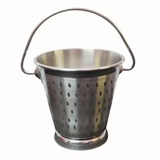 Shoppernation Stainless Steel Serving Bowl Stainless Steel Small Serving Bucket Bowl