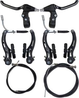 De Venta Bicycle Power Brake Set Combo Pack of Clutch, Outer + Inner, Caliper With Brake Shoe