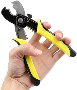 uptodatetools 8" Multi-purpose Manual Cable Stripping Pliers Wire Cutter CR-V Manual Crimper