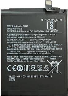 SOCO Mobile Battery For  Redmi 6 Pro - 4000mAh