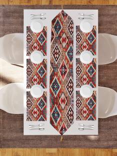 AAZEEM Peach 180 cm Table Runner