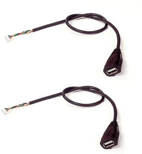 ERHIndia  TV-out Cable (Pack of 2) Data Transmission Charging Plug Adapter USB Connector with PVC Wire