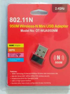 TECHSOFT 950M Wireless N Mini USB Adapter USB Adapter