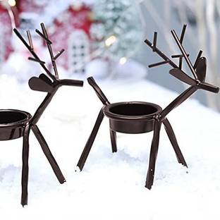 QUACE Iron Candle Holder Set