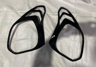 CARMART Tail Light Garnish Black for SWIFT18 type A Glossy Maruti Swift Rear Garnish