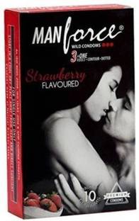 MANFORCE STRAWBERRY PACK OF 1 Condom