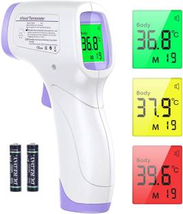 मैकप AD-801 Infrared Thermometer Non Contact Digital Thermometer C and F Thermal Scanner for Adults and Kids Fever Measurement थर्मामीटर